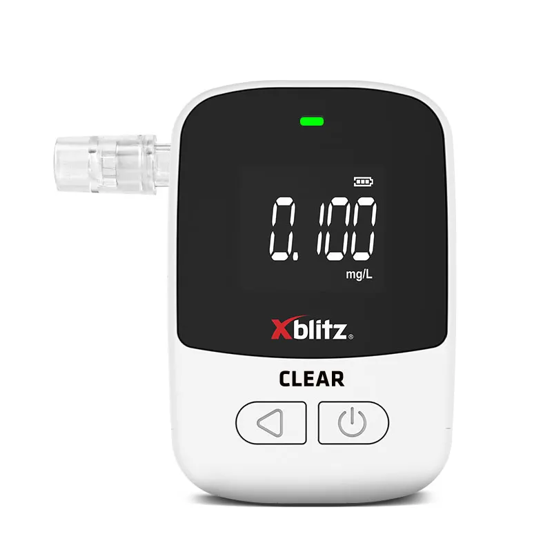 Alkomat elektrochemiczny Xblitz Clear — fotografia urządzenia